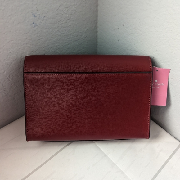 NWT Kate Spade Carson Convertible Crossbody & Staci Small Cardholder Set In Red - Picture 5 of 6